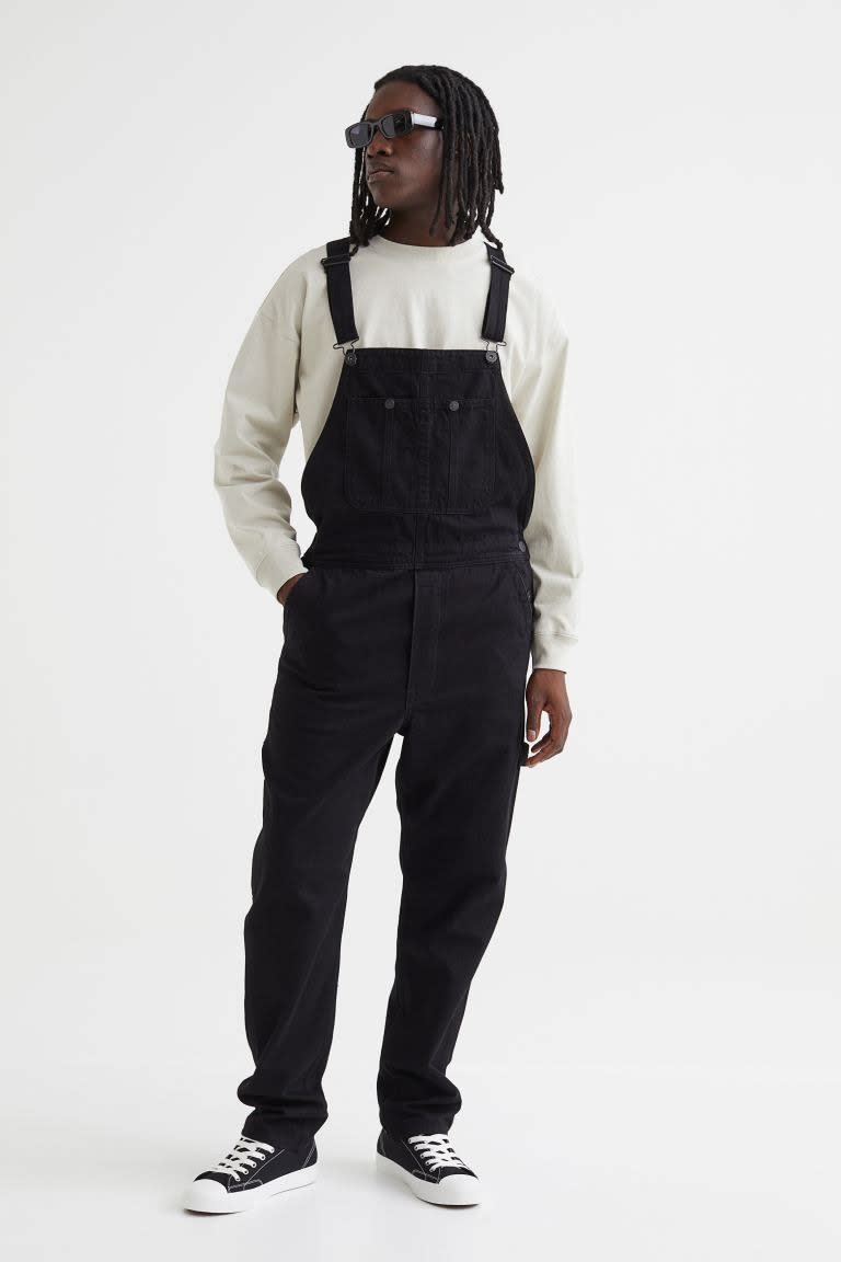 best men's overalls, H&M Denim Overalls