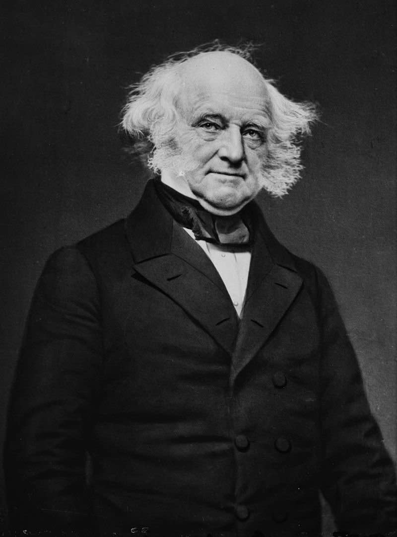 美國第八任總統馬丁·范布倫（Martin Van Buren）。（wikipedia/public domain）