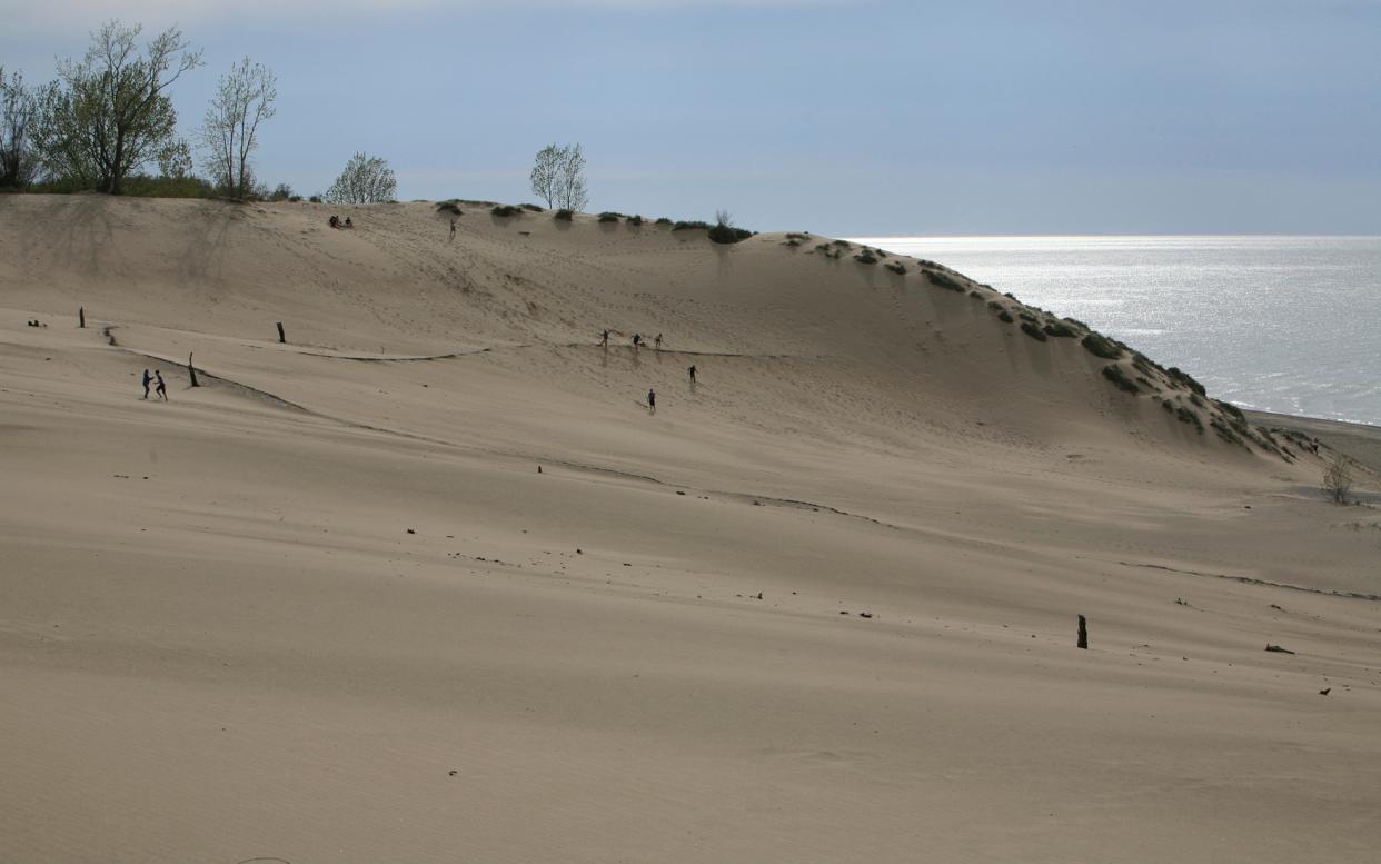 The national park's dunes are up to 200 feet high - GETTY