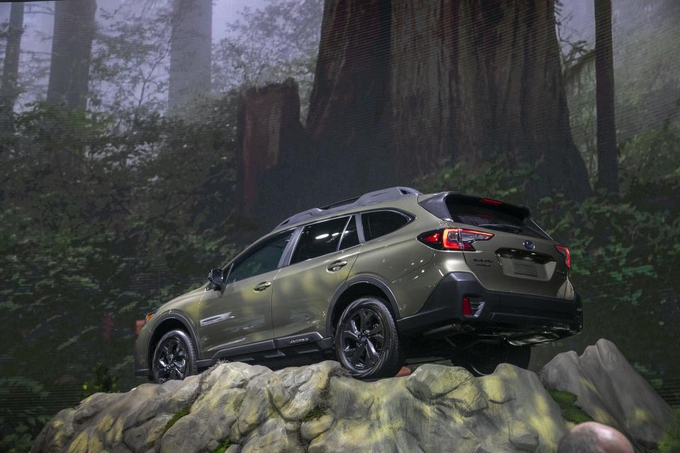 A 2020 Subaru Outback. 