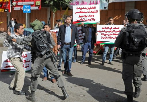 Washington's announcement that it would no longer consider Israel's settlements illegal sparked angry demonstrations in Hebron