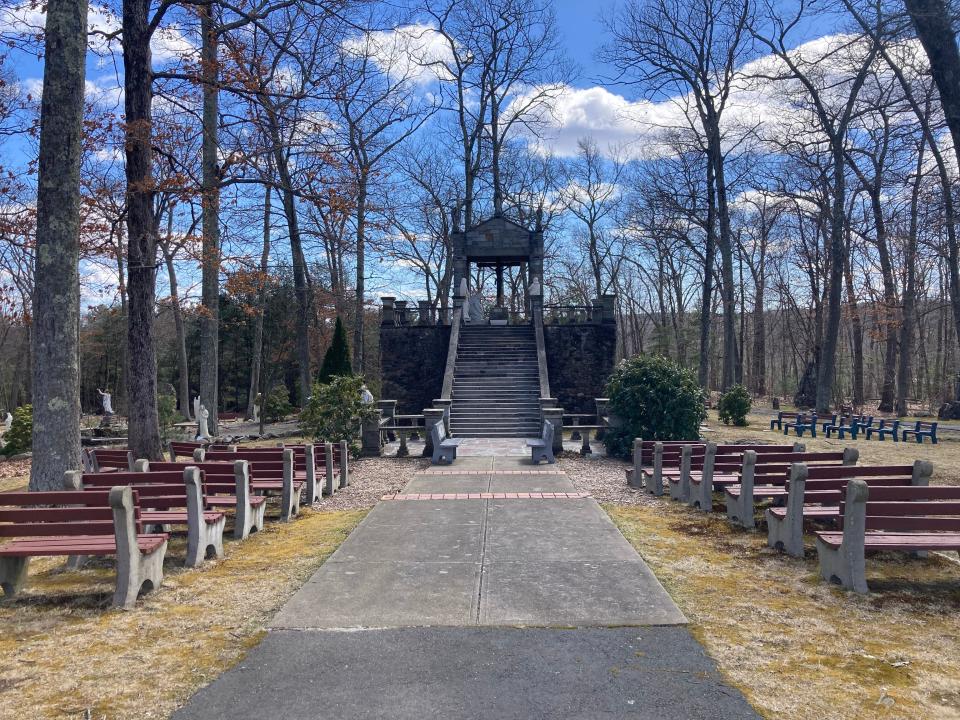 The Shrine of the Little Flower, at 35 Dion Drive in Burrillville, was built through donations from the community. It is the only Catholic shrine in Rhode Island.