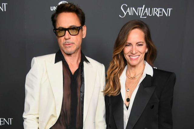 Robert Downey Jr. Makes It a Date, Plus More Stars at the Super-Glam Saint  Laurent Oscars Bash