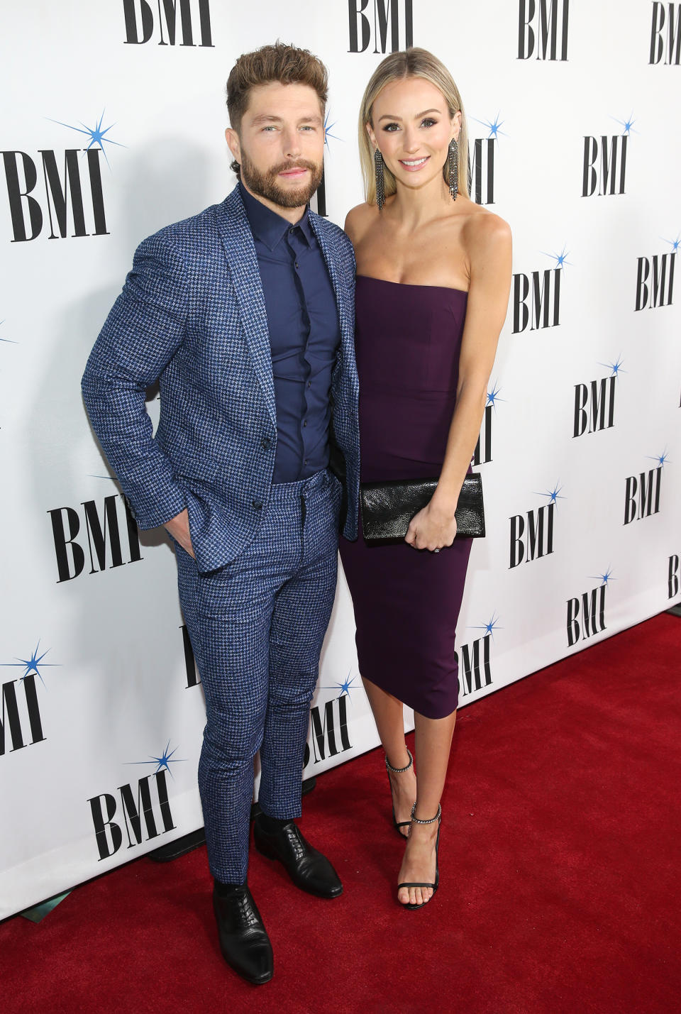 Chris Lane and wife Lauren Bushnell (Terry Wyatt / WireImage)