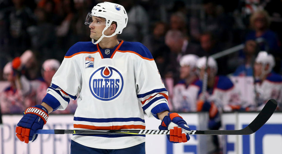 The Oilers will be without Andrej Sekera for the foreseeable future. (Photo by Sean M. Haffey/Getty Images)