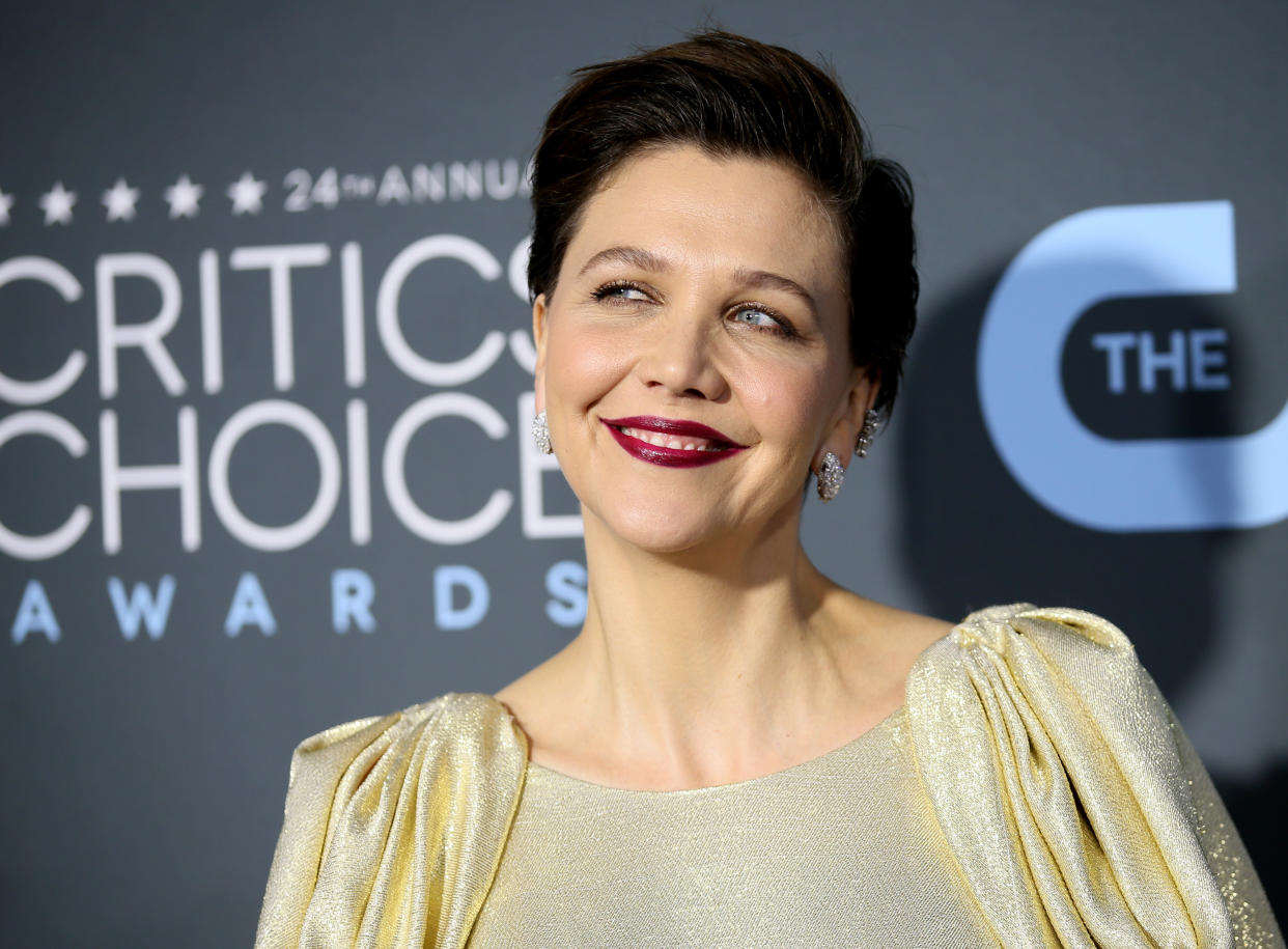 24th Critics Choice Awards - Arrivals - Santa Monica, California, U.S., January 13, 2019 - Maggie Gyllenhaal. REUTERS/Danny Moloshok