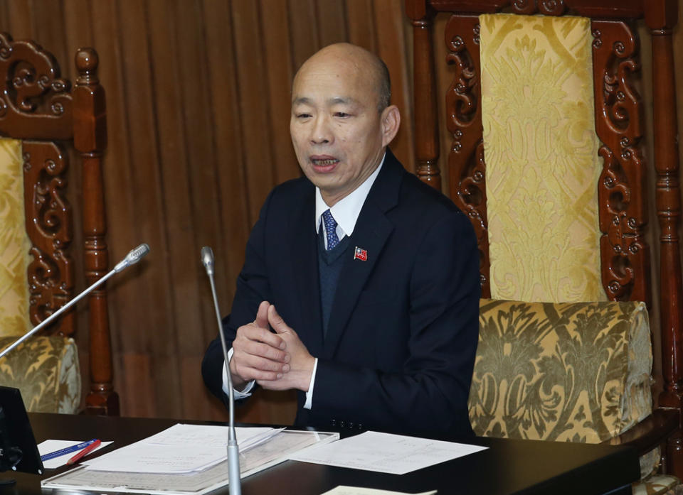 立法院長韓國瑜。（資料照／姚志平攝）