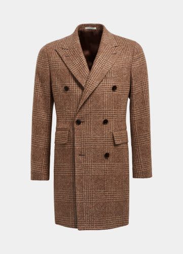 SuitSupply Plaid Overcoat