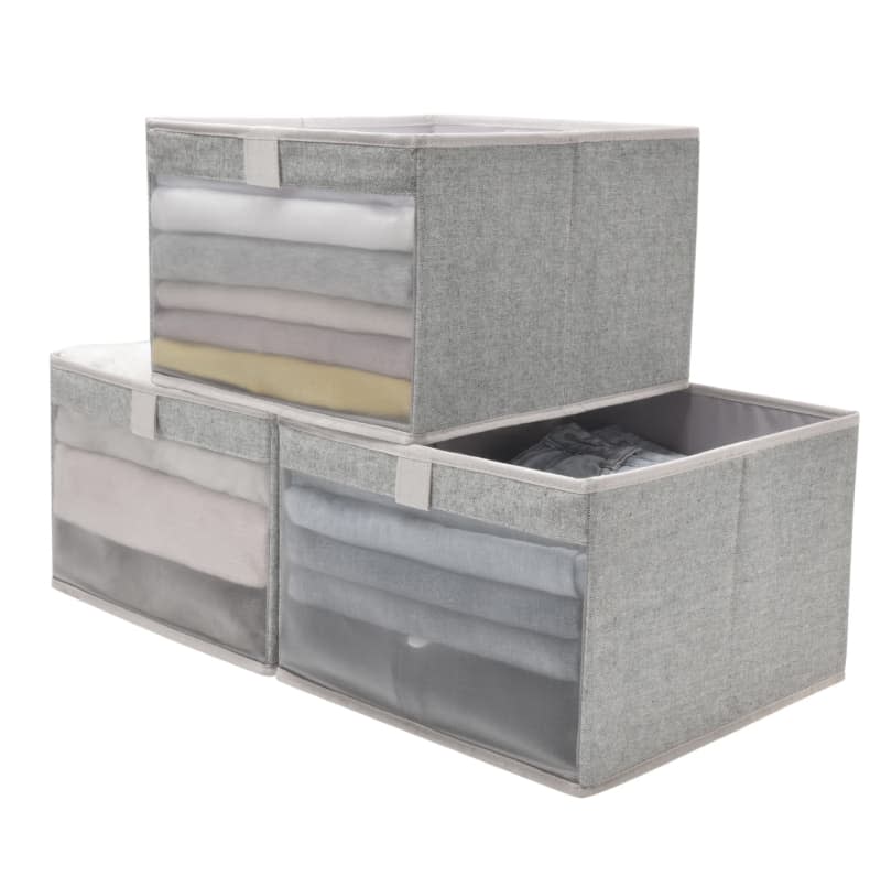 Rebrilliant 3 Piece Fabric Bin Set