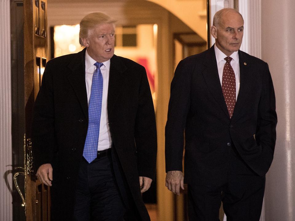 Trump and John KellyAP