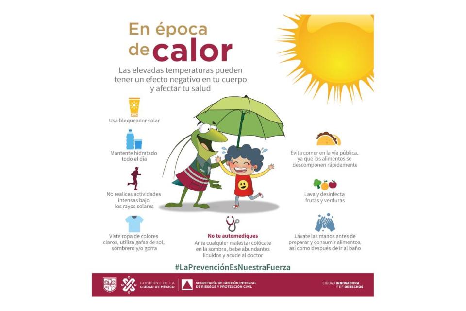 CDMX rompe récord histórico de calor con 34.2 grados; autoridades piden tomar previsiones