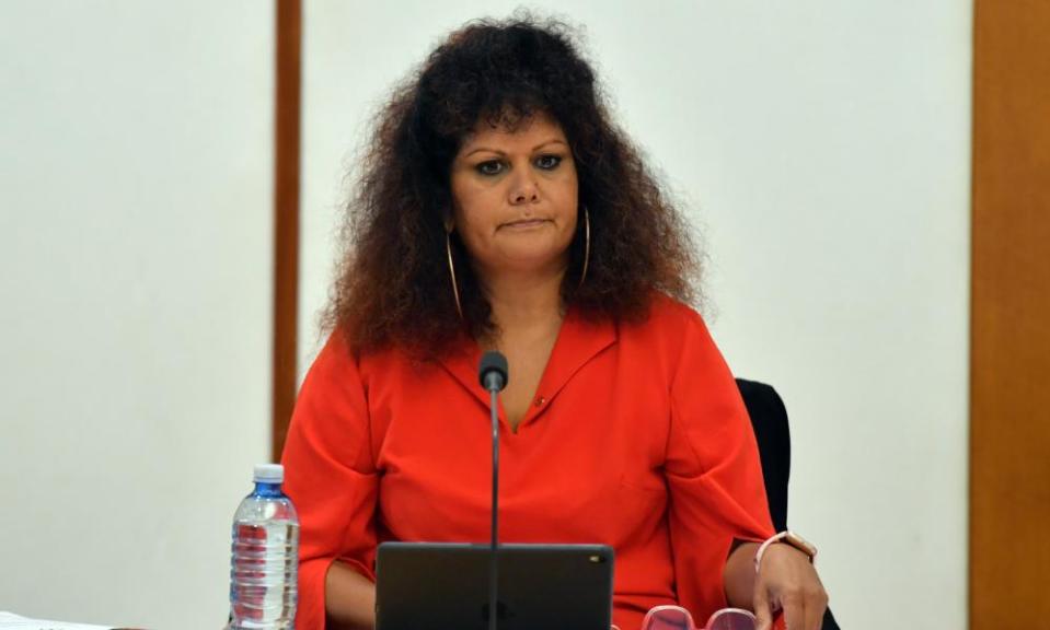 Labor senator Malarndirri McCarthy at the inquiry on Monday