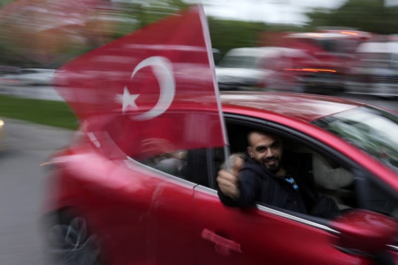 土耳其總統艾爾多安的支持者。（美聯社）