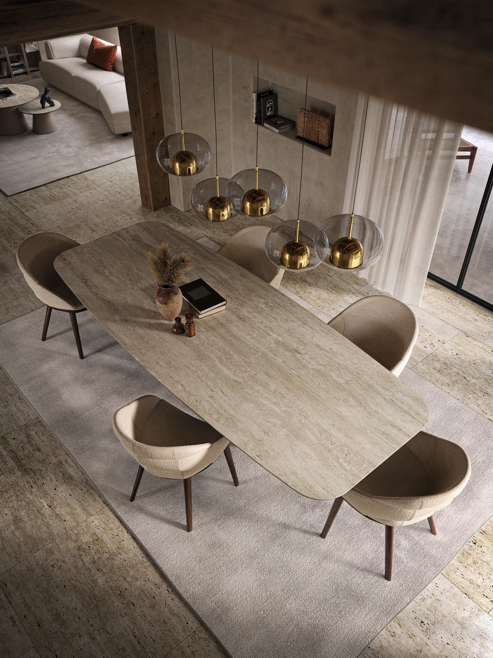 Milan Design Week Cattelan Italia Colosseum ceramic top dining table