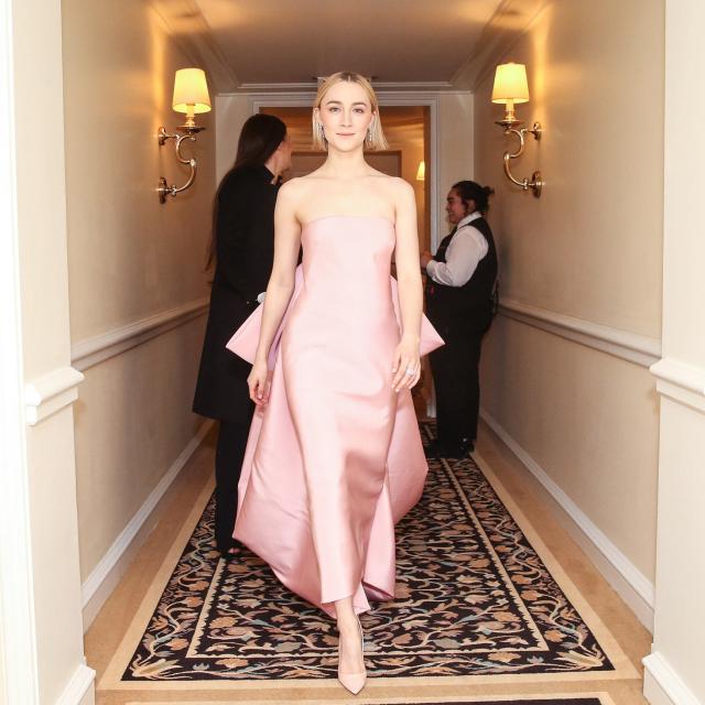 Why Saoirse Ronan's Pink Calvin Klein Oscars Dress Is Already Iconic