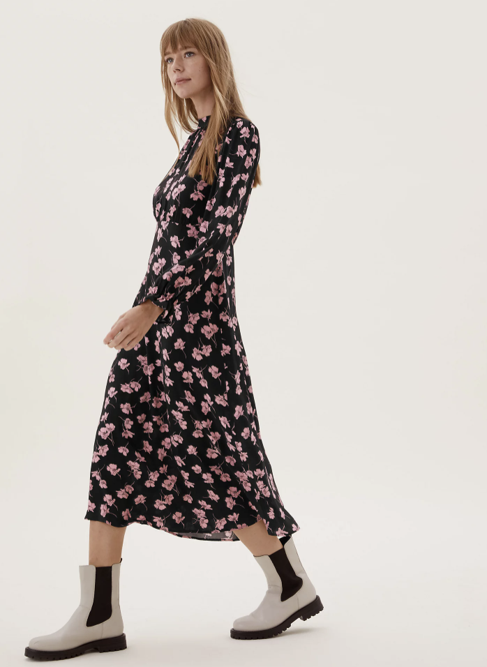 From a feminine pink design, to more classic muted monochrome, there's bound to be a print to suit you. (Marks & Spencer)