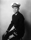 <p>Navy Lt. j.g. John F. Kennedy poses for a portrait in 1942.<br> (Photo: John F. Kennedy Presidential Library and Museum) </p>