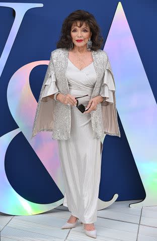<p>Karwai Tang/WireImage</p> Joan Collins has fond memories of her time at the 2019 Met Gala