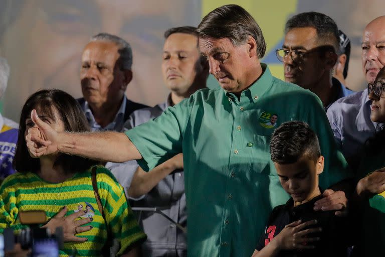 Jair Bolsonaro, en Guarulhos. (Photo by CAIO GUATELLI / Caio Guatelli / AFP)