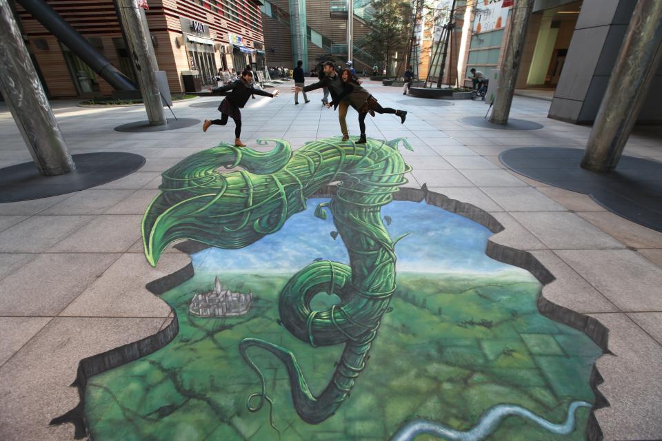 Impresionante arte callejero en 3D