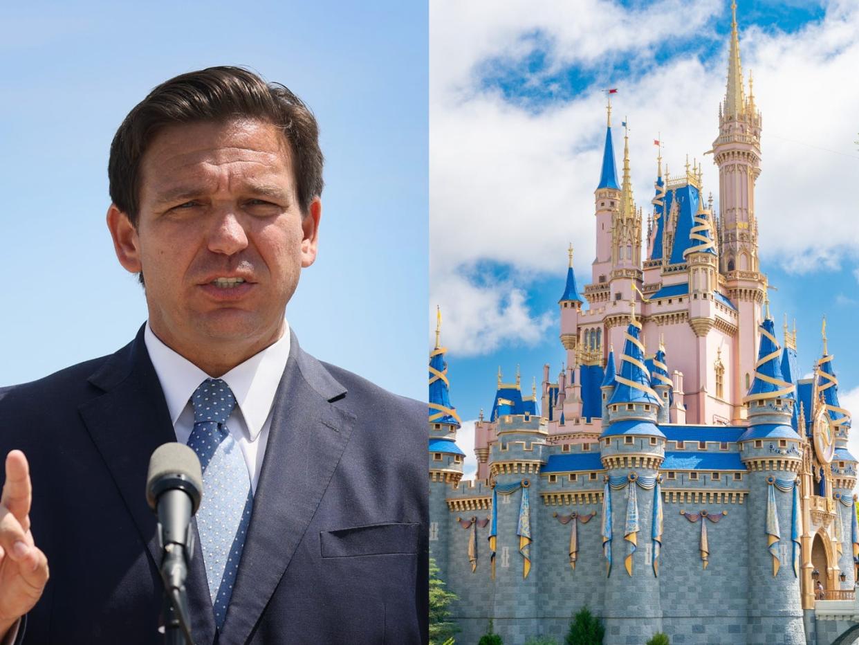 Florida Gov. Ron DeSantis got married at Disney World in 2009.