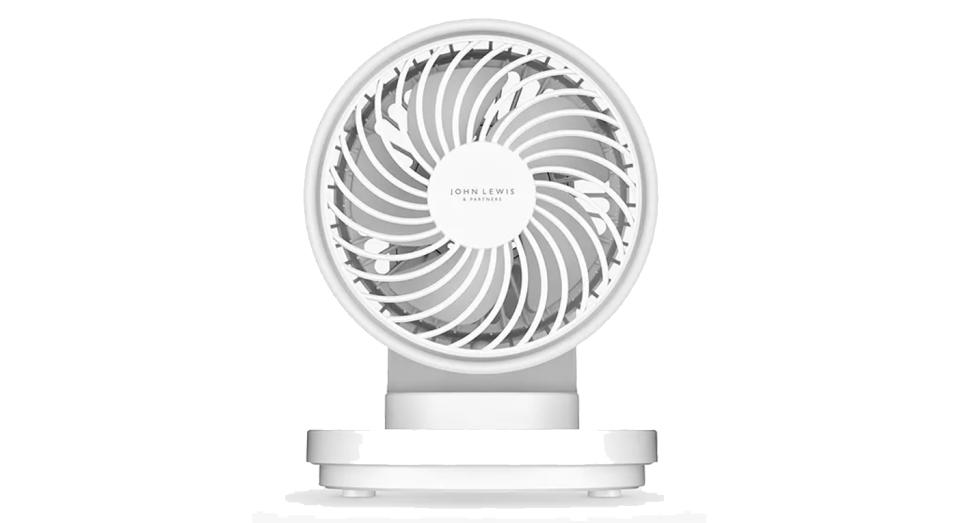 John Lewis & Partners Spectrum USB Desk Fan