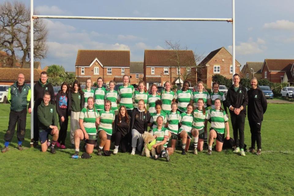 Into the semi-finals - Basildon's under 18 girls side <i>(Image: Basildon Rugby Club)</i>