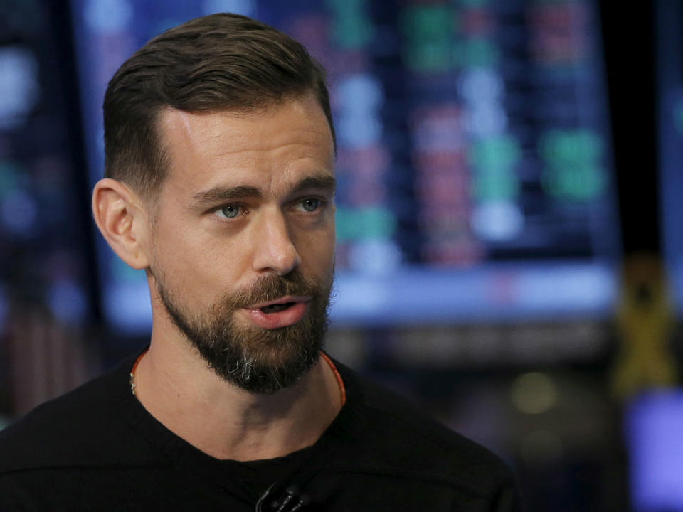 Twitter CEO Jack Dorsey, pictured here in 2015, will leave the entertainment giant's board after joining it in 2013: REUTERS/Lucas Jackson/Files