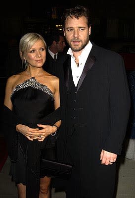 Danielle Spencer and Russell Crowe at the LA premiere of 20th Century Fox's Master and Commander: The Far Side of the World