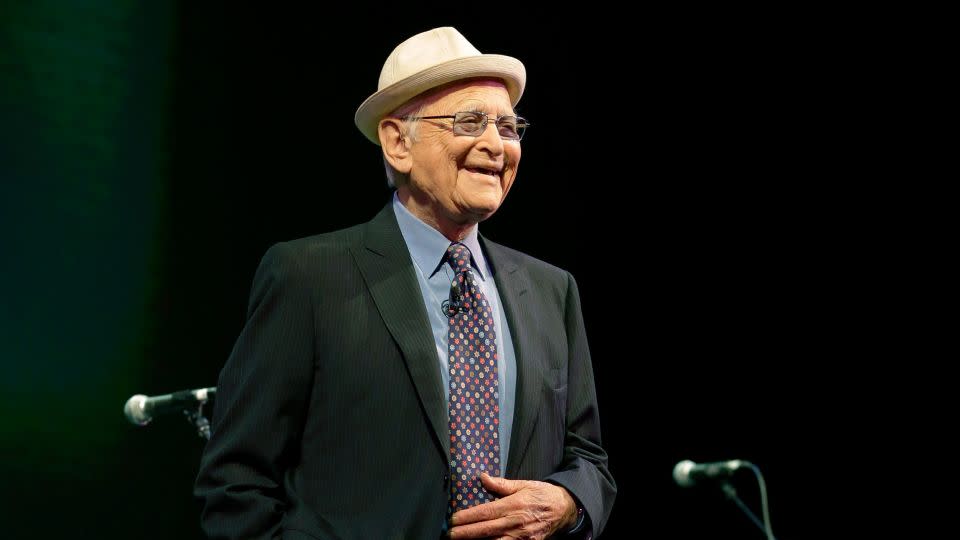 Norman Lear, speaking at an event in Seattle in 2014. - Ted S. Warren/AP