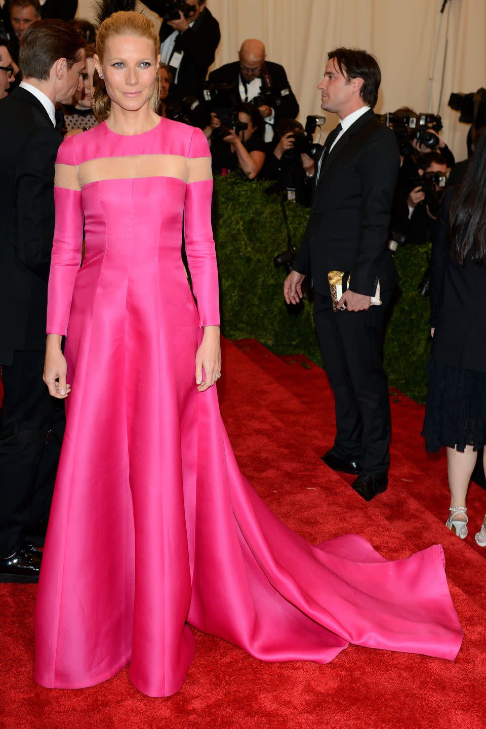 <p>Gwyneth had such a bad time at the 2013 Met Gala that she told <em><a rel="nofollow noopener" href="https://www.usatoday.com/story/life/people/2013/05/08/paltrow-met-ball-not-fun/2144353/" target="_blank" data-ylk="slk:USA Today;elm:context_link;itc:0;sec:content-canvas" class="link ">USA Today</a></em>, "I'm never going again. It was so un-fun. It was boiling. It was too crowded. I did not enjoy it at all."</p><p>She may have had enough time to heal, though, as she did, in fact, attend the event in 2017. She even <a rel="nofollow noopener" href="https://www.instagram.com/p/BTjthbugVsI/?taken-by=gwynethpaltrow" target="_blank" data-ylk="slk:posted a throwback picture;elm:context_link;itc:0;sec:content-canvas" class="link ">posted a throwback picture</a> of her very first Met experience on Instagram to express just how excited she was to be back: "My first ever Met Ball in 1995. #calvinklein #fullcirclemomentcomingup."</p>
