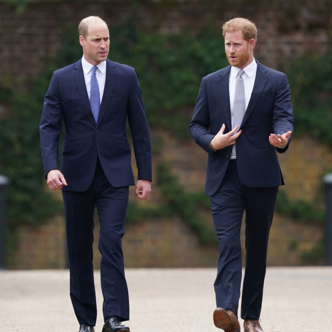 Guillermo y Harry de Inglaterra credit:Bang Showbiz