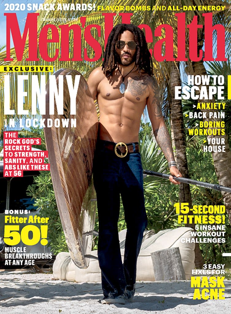 November 2020 Mens Health Lenny Kravitz Immediately Formed Bond With Lisa Bonet Husband Jason Momoa