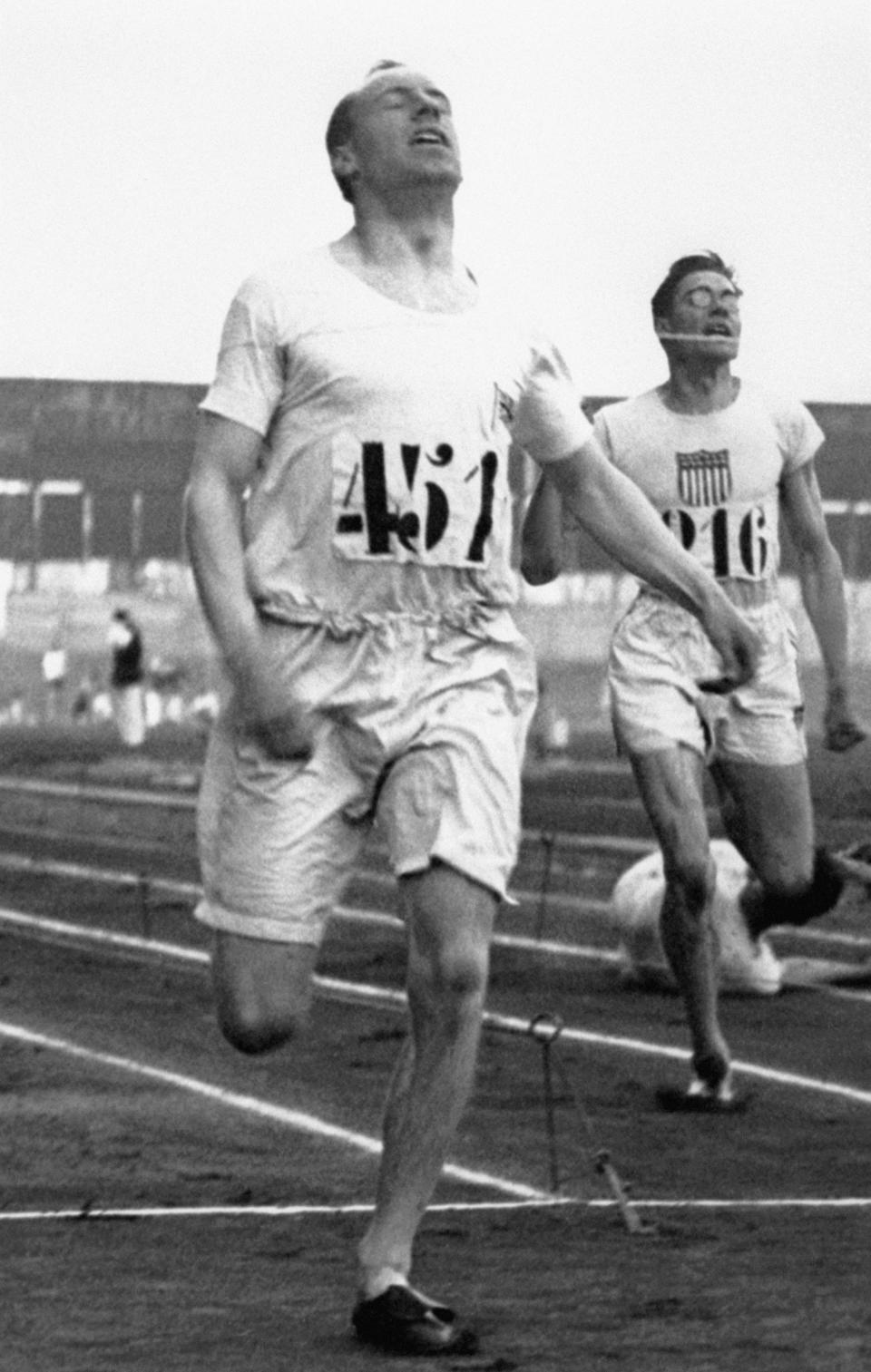 Eric Liddell won gold in the 400 metres in the Paris Olympics in 1924 (PA)