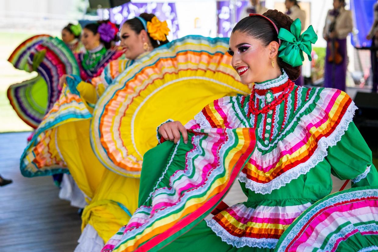 Ballet folklorico performers share their traditions during the 2019 edition of ¡Fiesta Latina! In 2022, the four-day cultural event will run June 16-19 at Western New Mexico University.