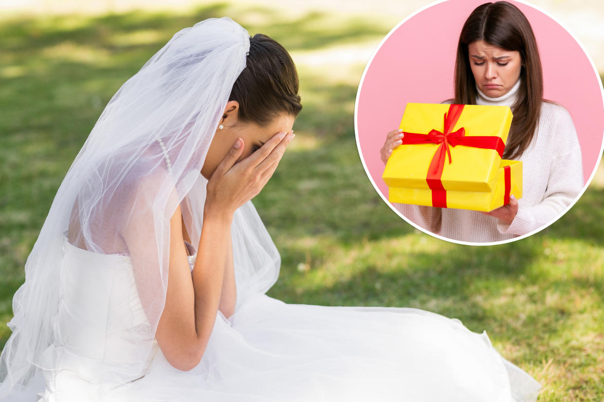 A bride, posted a disturbing confession on a Facebook bridal group, revealing her husband's groomsmen gifted them glued toenails as a paperweight.