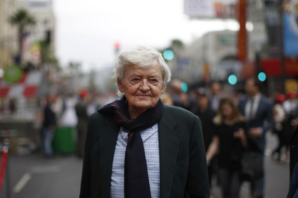 Actor Hal Holbrook arrives to the premiere of "Planes: Fire & Rescue" at the El Capitan Theater in the Hollywood section of Los Angeles, California, July 15, 2014.  REUTERS/David McNew (UNITED STATES - Tags: ENTERTAINMENT)