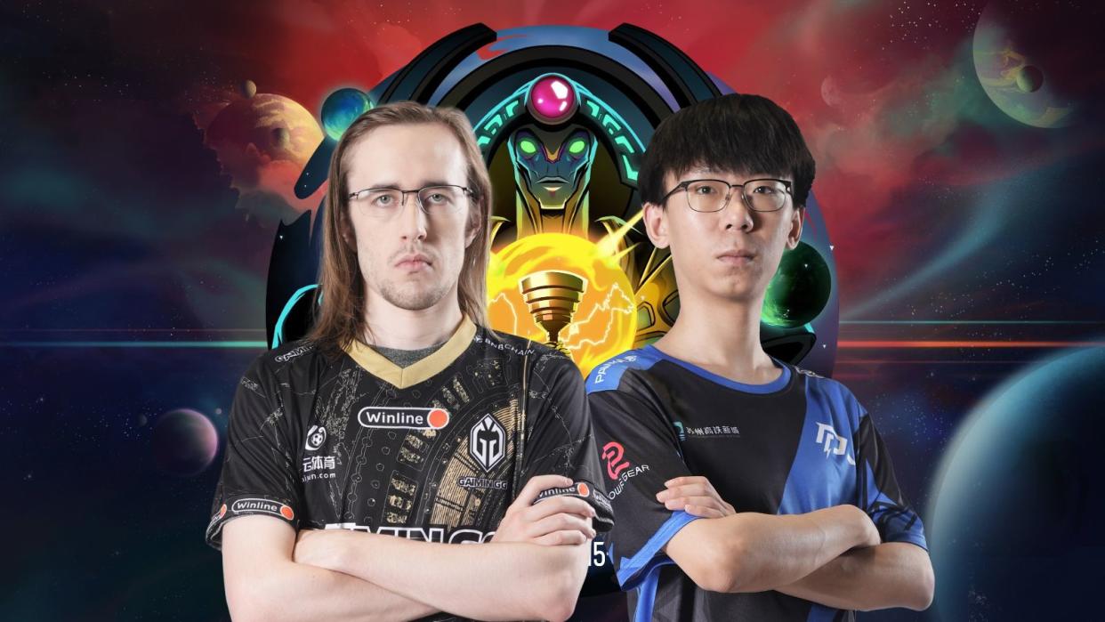 Day three of Dota 2's ESL One Kuala Lumpur 2023 saw the conclusion of the Group Stage and the first match of the Playoffs, where Gaimin Gladiators and Azure Ray secured a Top 3 placement. Pictured: Gaimin Gladiators Quinn, Azure Ray Lou. (Photos: Gaimin Gladiators, Azure Ray, ESL)