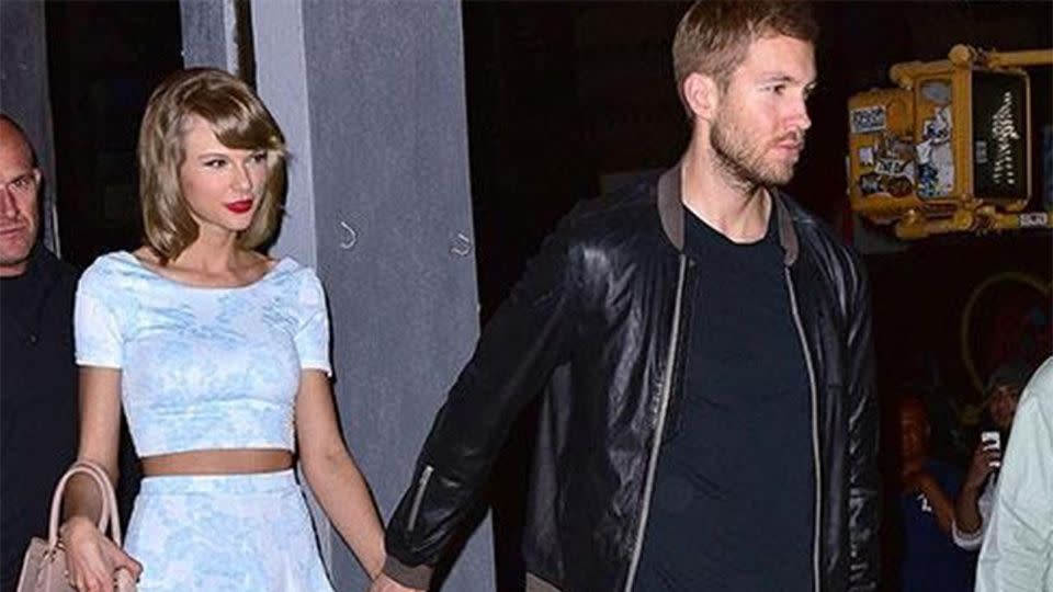 Taylor and Calvin on date night. Photo: Getty