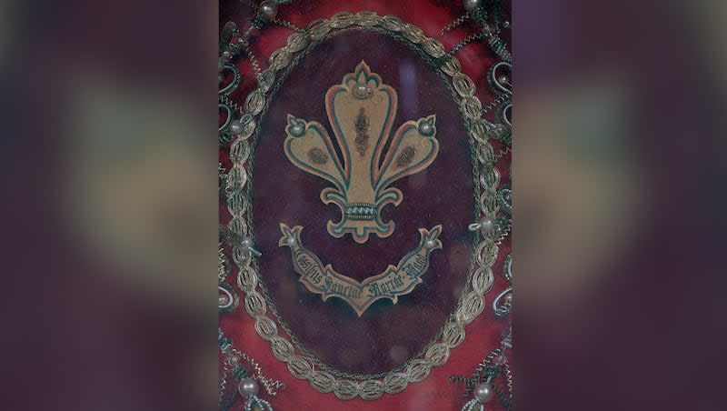 An image of a cherished relic that had been stored at the Cathedral of the Madeleine since 1918. Catholic Diocese of Salt Lake City leaders say the relic was stolen Wednesday and they're offering a $1,000 reward to get it back.