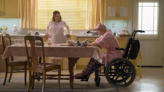 Still from 'The Act' with Patricia Arquette and Joey King