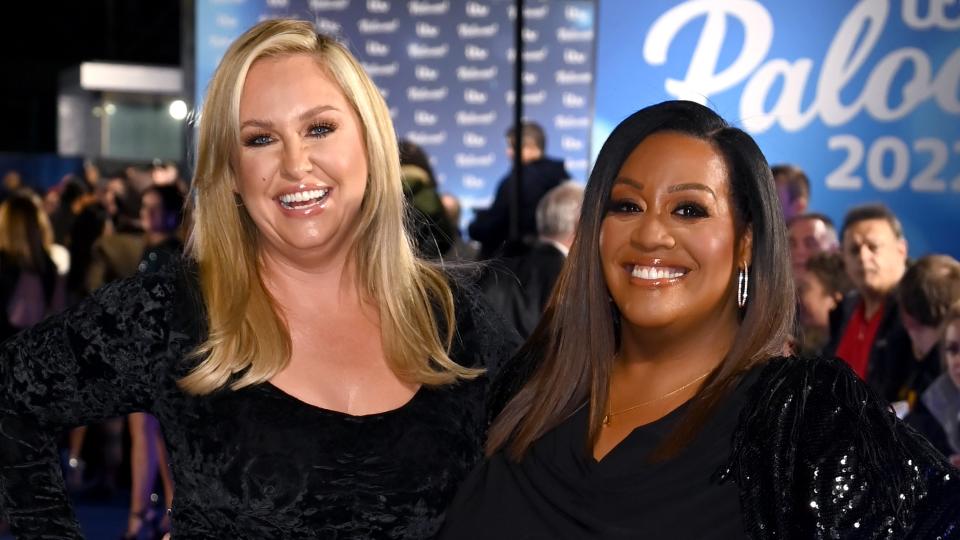 LONDON, ENGLAND - NOVEMBER 15: Josie Gibson and Alison Hammond attend the ITV Palooza 2022 on November 15, 2022 in London, England. (Photo by Dave J Hogan/Getty Images)