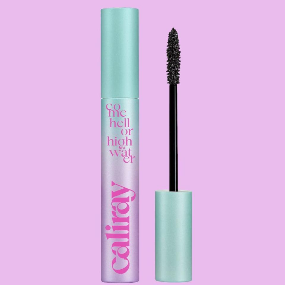 With Caliray's Come Hell or High Water tubing mascara, you can expect to find a triple wax mixture and film-forming agents for a dramatic elongation of lashes that is completely smear-proof. The creamy-textured product, which is applied with a fluffy brush wand, also contains 2% argan oil to deeply condition lashes.You can buy the Come Hell or High Water tubing mascara from Sephora for $24. 