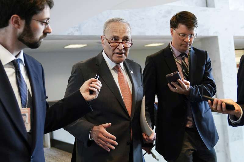 美國聯邦參議院民主黨領袖舒默（Chuck Schumer）（AP）