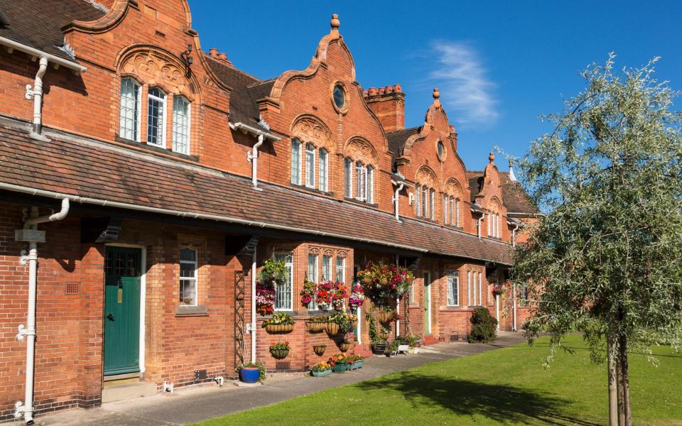 Port Sunlight's houses have a distinctly Tudor flavour