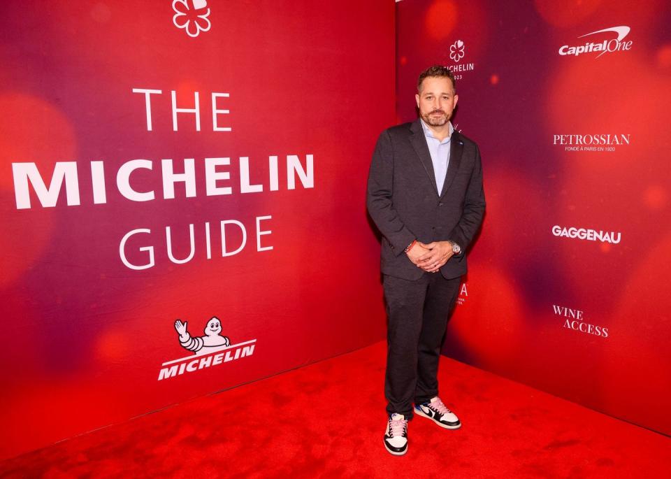 People standing on the red carpet