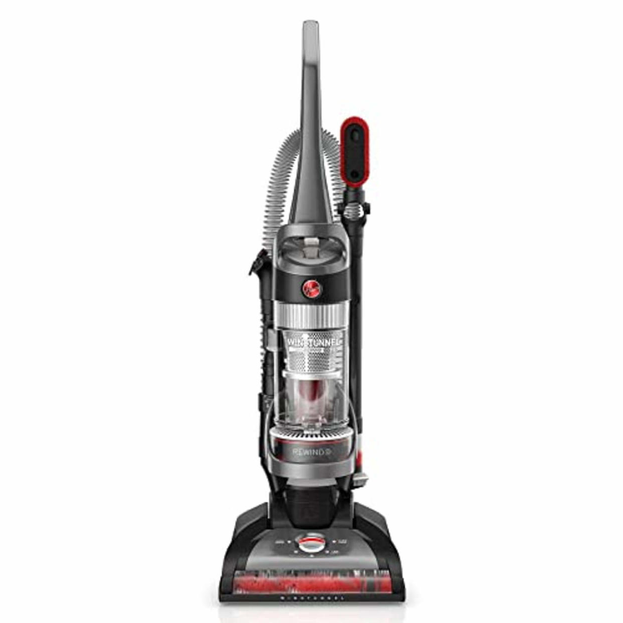 Hoover WindTunnel Cord Rewind Pro Bagless Upright Vacuum Cleaner, For Carpet and Hard Floors, UH71300V, Black (AMAZON)