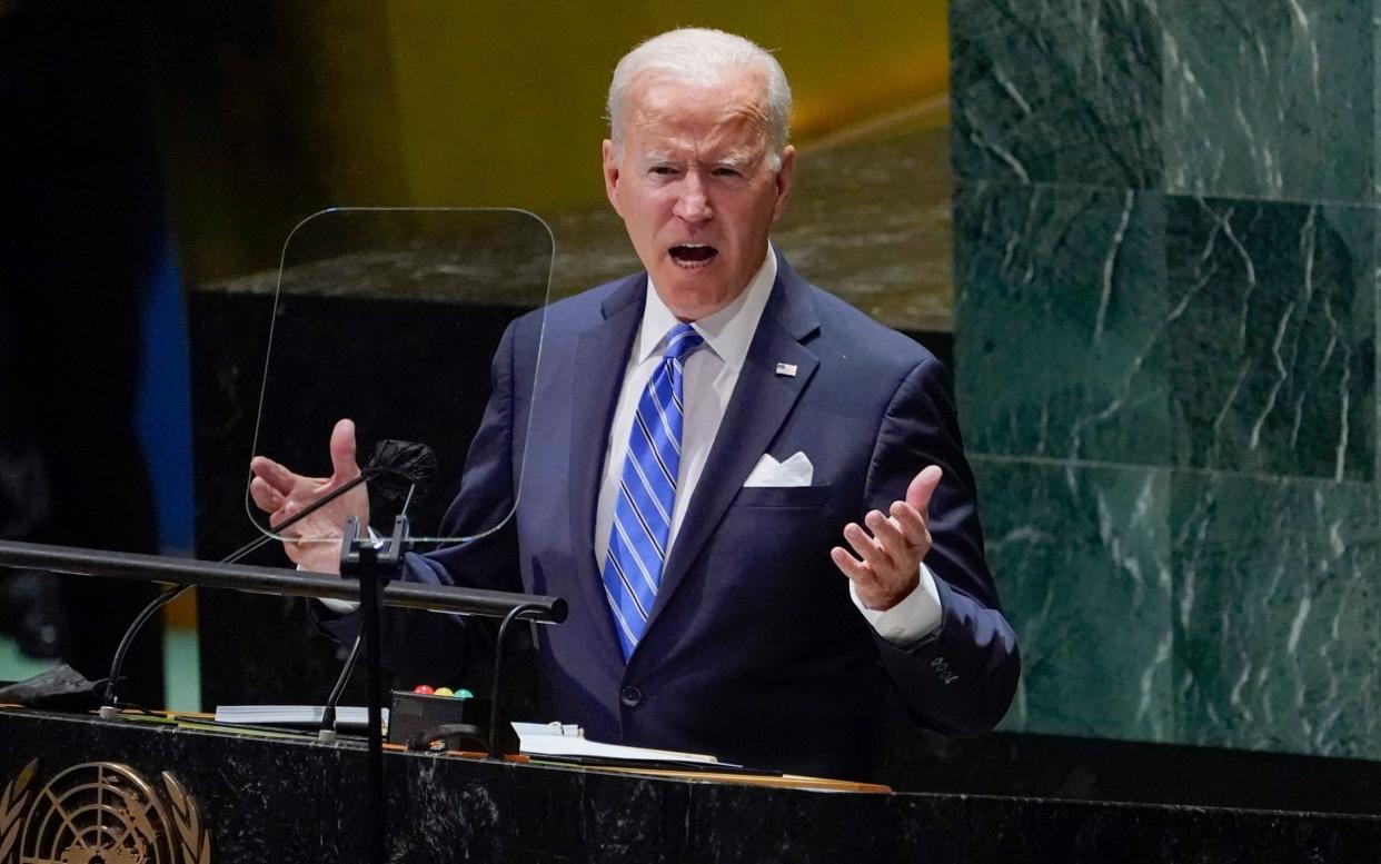 President Joe Biden delivers remarks to the 76th Session of the United Nations General Assembly - AP Photo/Evan Vucci