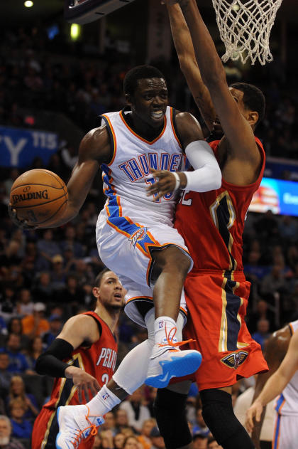 Reggie Jackson is staying with the Thunder for now. (USA Today)