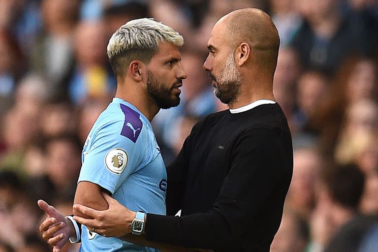 Guardiola es como un padre maduro con Kun Agüero, con quien discutió, se peleó y creó una relación de afecto indestructible